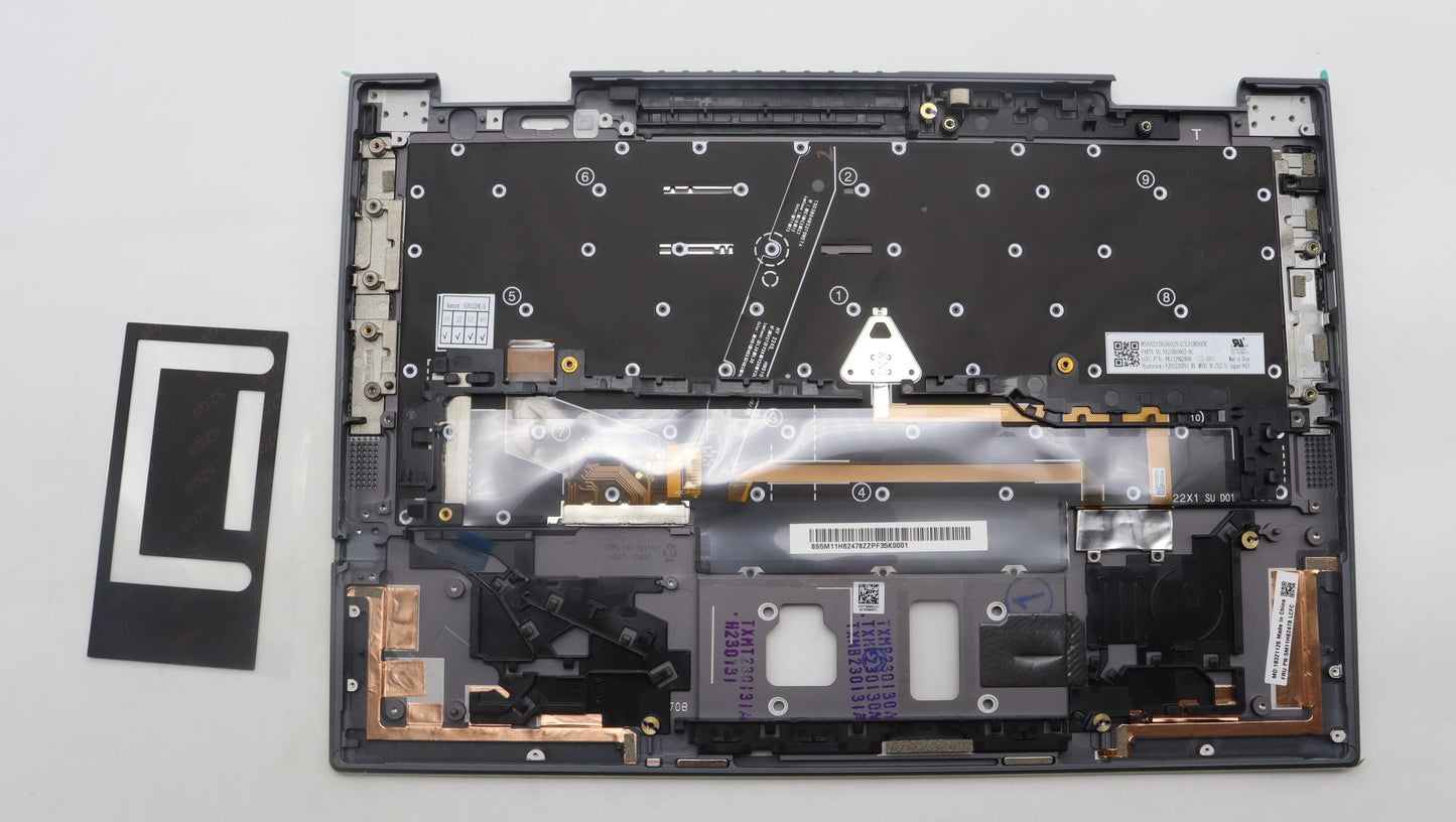 Lenovo Mech_Asm Bl Kb Gy Fpr Ww Rus S - 5M11H62478