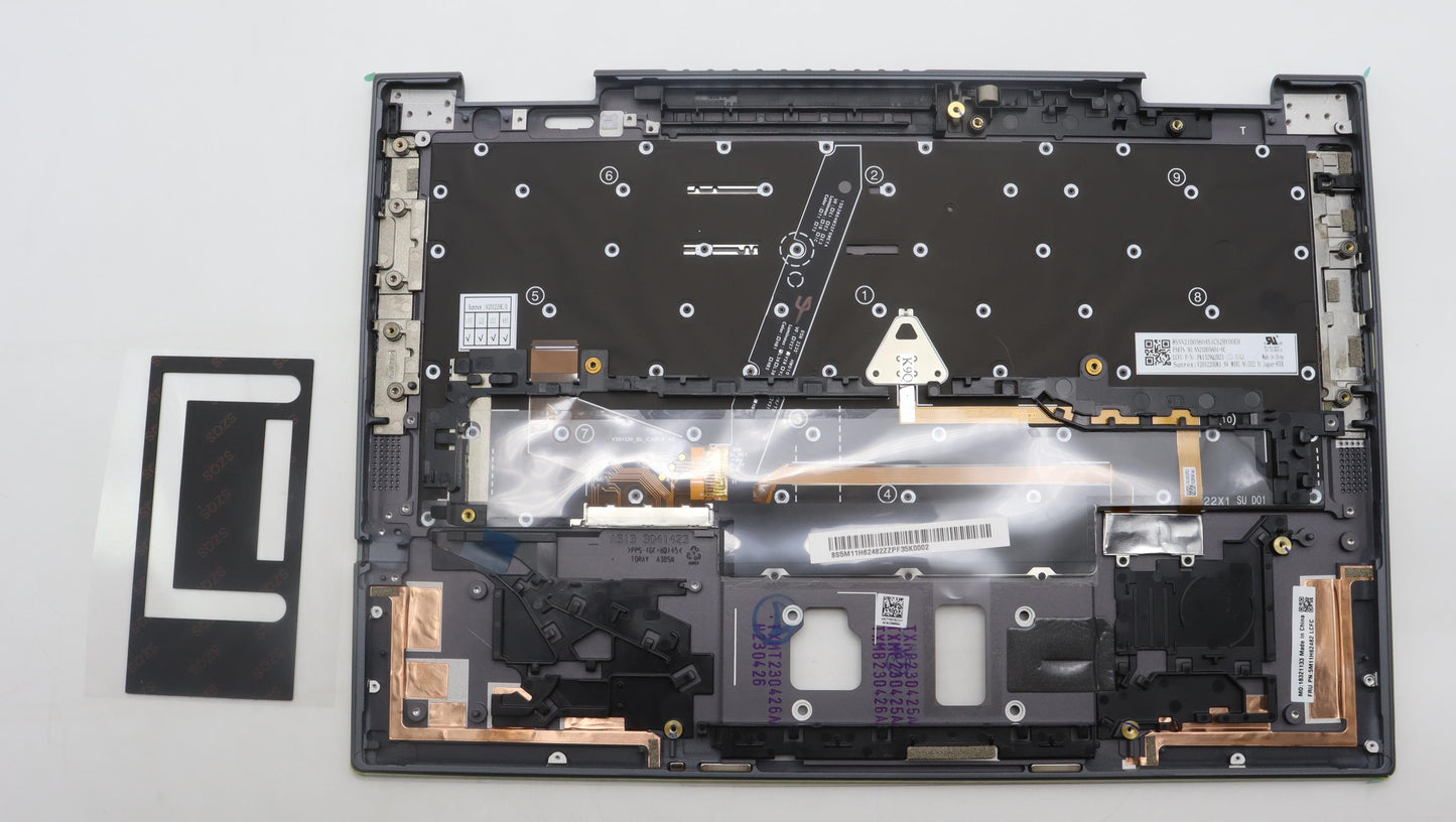 Lenovo Mech_Asm Bl Kb Gy Fpr Ww Slv S - 5M11H62482