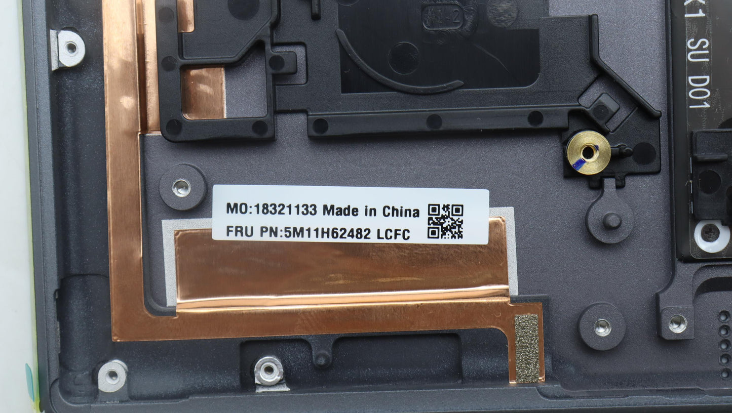 Lenovo Mech_Asm Bl Kb Gy Fpr Ww Slv S - 5M11H62482