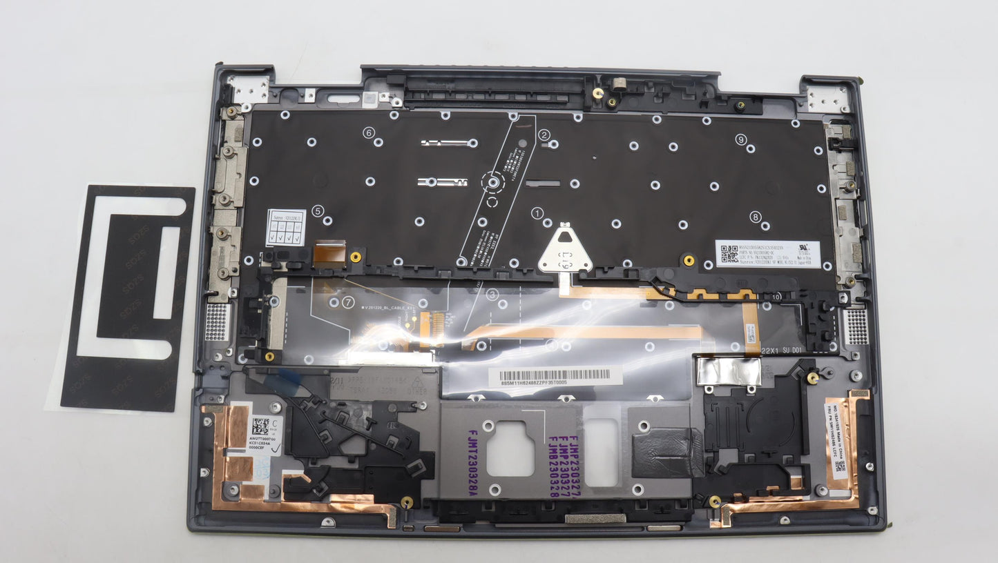 Lenovo Mech_Asm Bl Kb Gy Fpr Ww Spa S - 5M11H62486