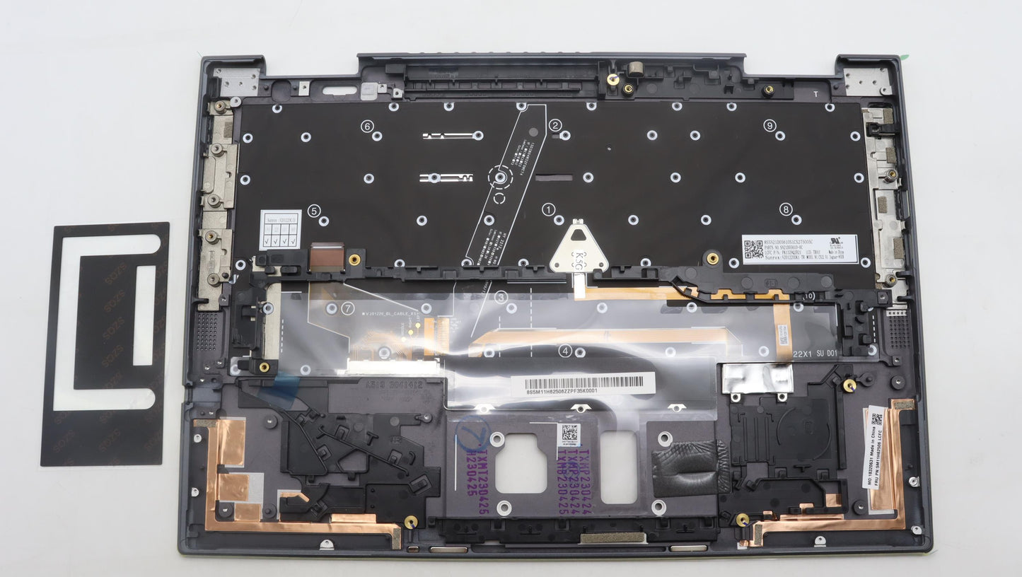 Lenovo Mech_Asm Bl Kb Gy Fpr Ww Tur S - 5M11H62506