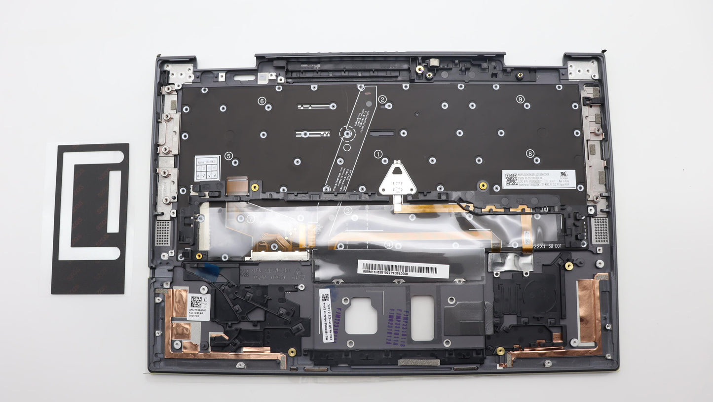 Lenovo Mech_Asm Bl Kb Gy Fpr Ww Tur F - 5M11H62510