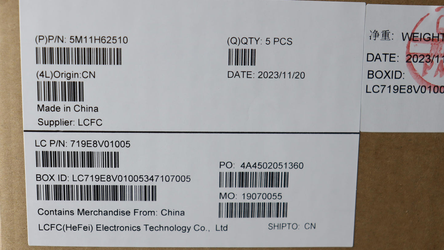 Lenovo Mech_Asm Bl Kb Gy Fpr Ww Tur F - 5M11H62510