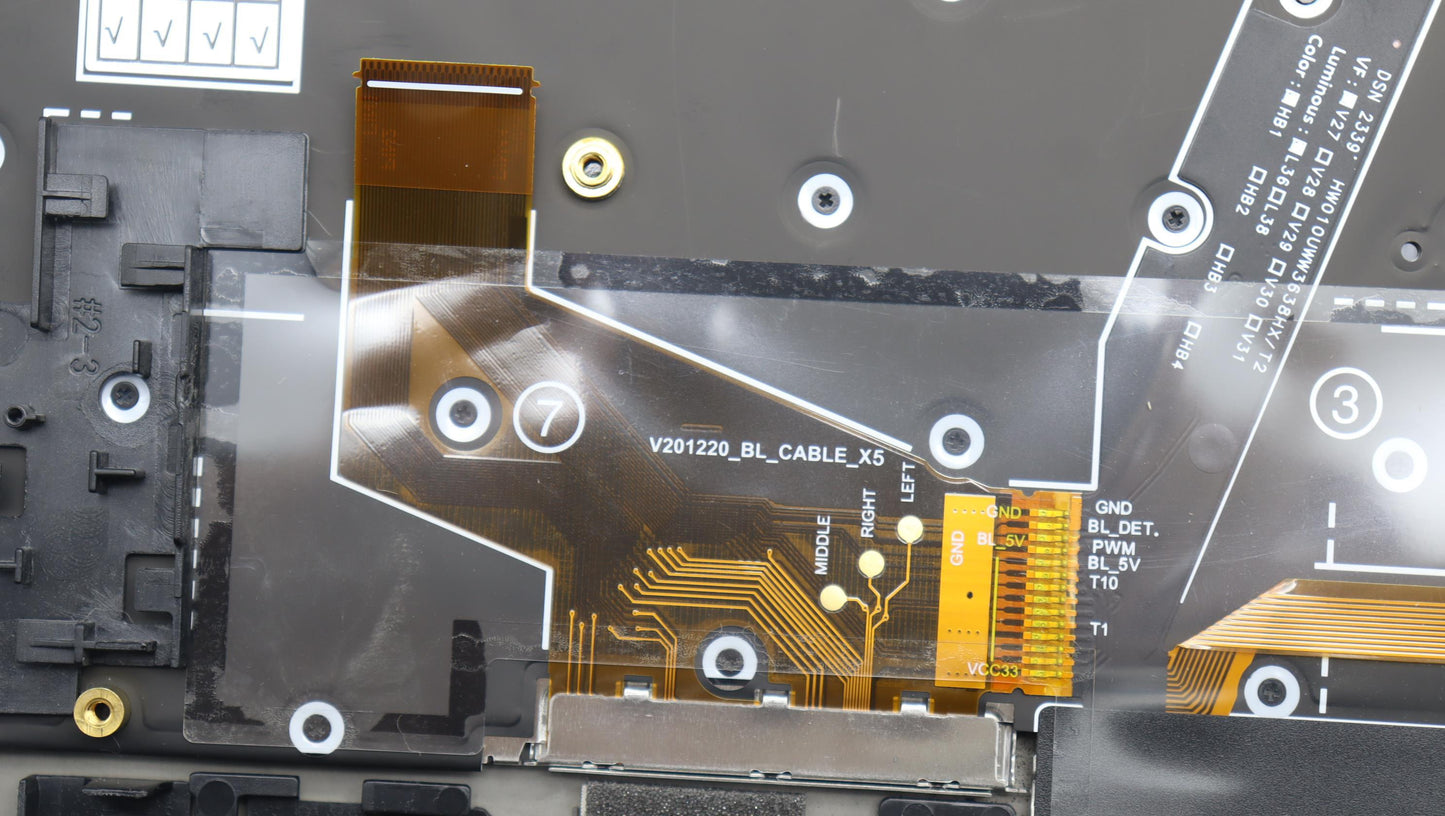 Lenovo Mech_Asm Bl Kb Bk Fpr Bel Srx - 5M11H62586