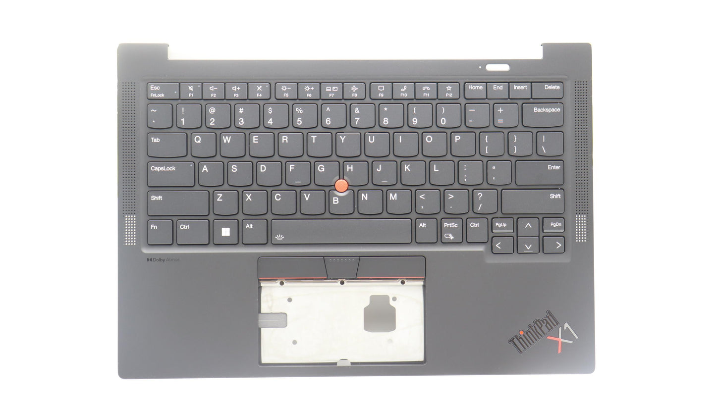 Lenovo C-Cover with Keyboard, USA English, Black, Backlight, Fingerprint - 5M11H62608