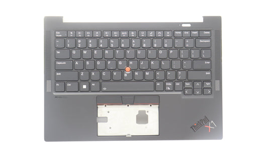 Lenovo C-Cover with Keyboard, USA English, Black, Backlight, Fingerprint - 5M11H62608