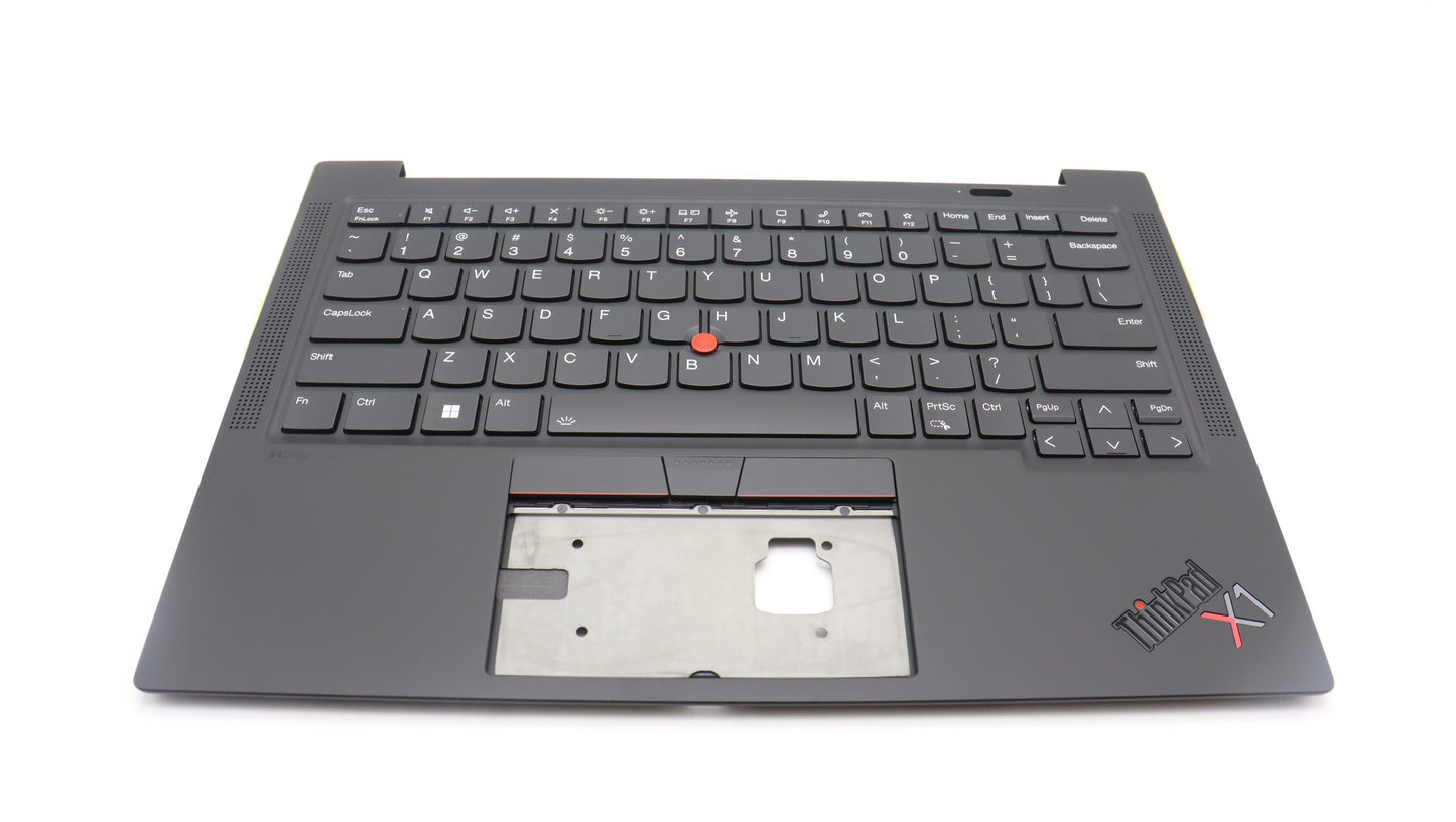 Lenovo C-Cover with Keyboard, USA English, Black, Backlight, Fingerprint - 5M11H62608