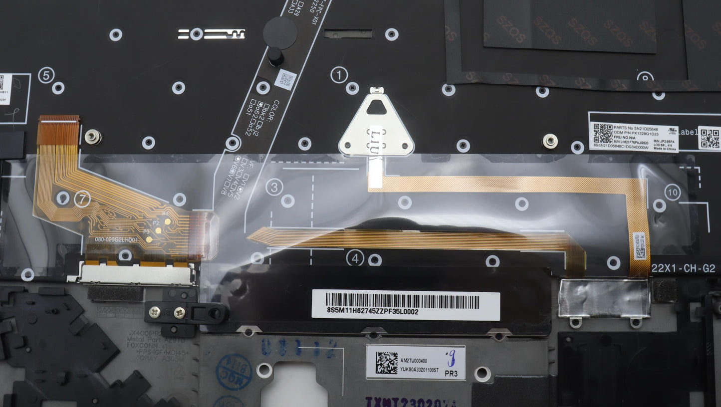 Lenovo Mech_Asm Bl Kb Bk Fpr Ww Brl C - 5M11H62745