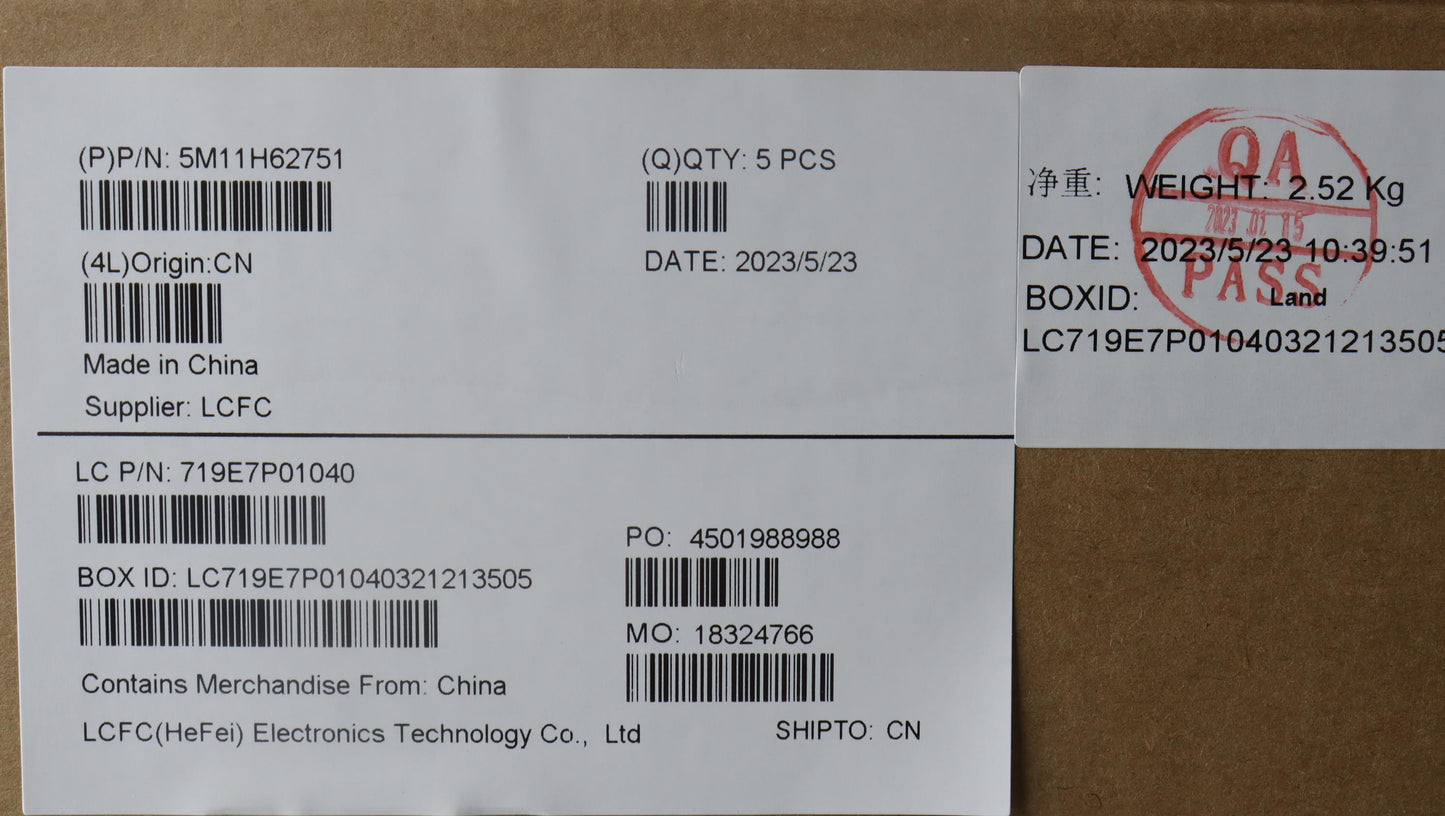Lenovo Mech_Asm Bl Kb Bk Fpr Ww Bul S - 5M11H62751