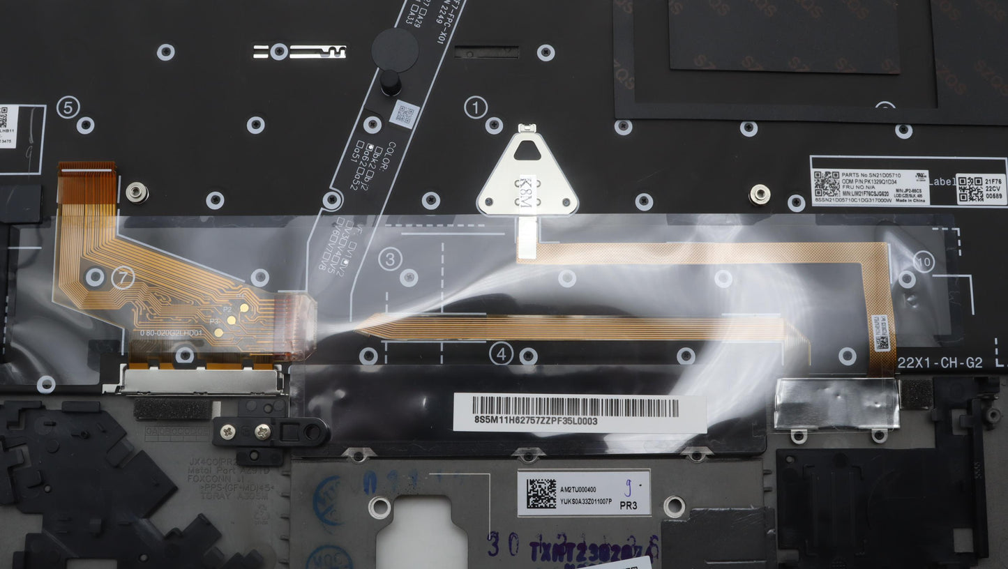 Lenovo Mech_Asm Bl Kb Bk Fpr Ww Cze/S - 5M11H62757