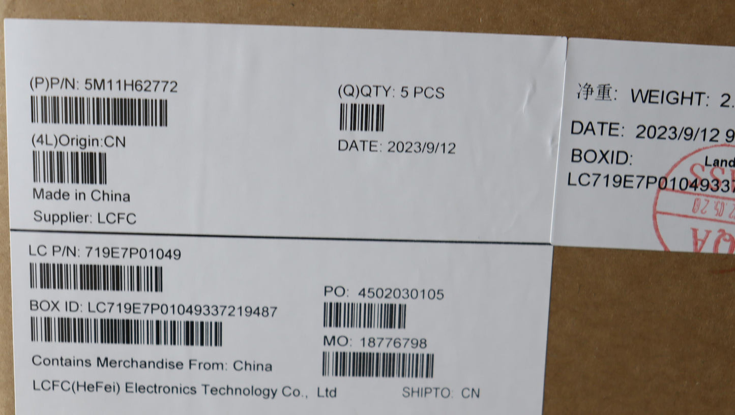 Lenovo Mech_Asm Bl Kb Bk Fpr Ww Euro - 5M11H62772