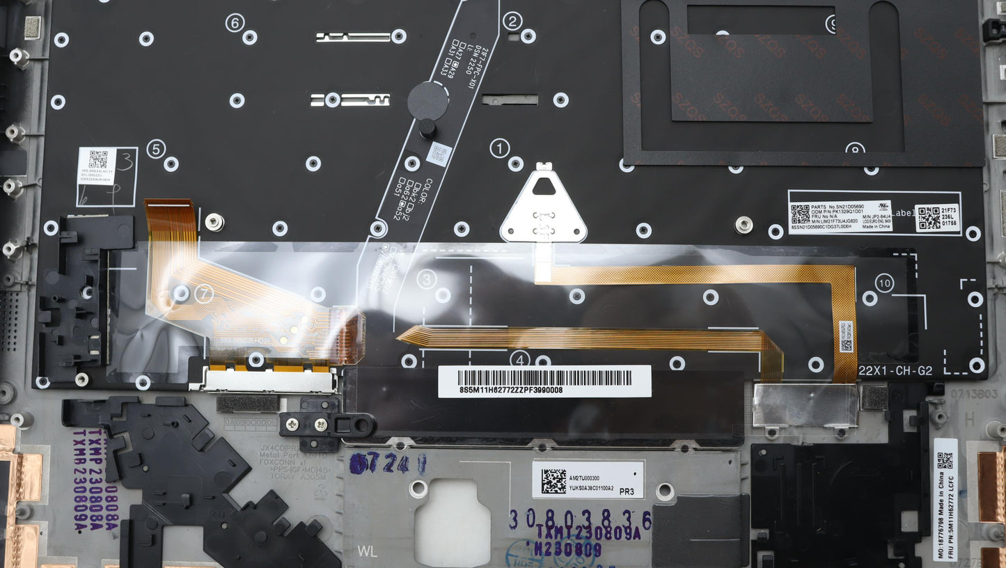 Lenovo Mech_Asm Bl Kb Bk Fpr Ww Euro - 5M11H62772