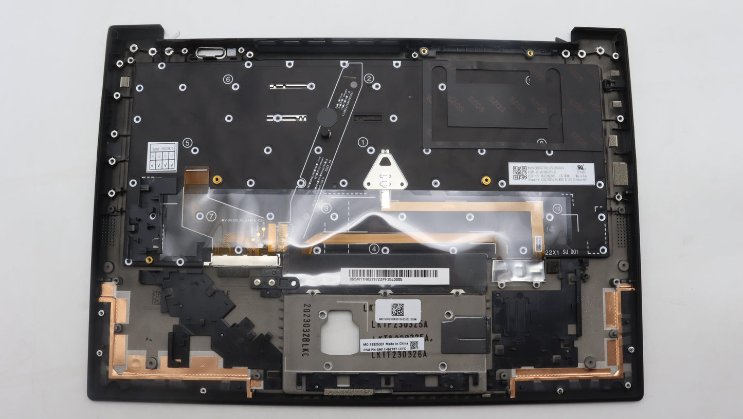 Lenovo Mech_Asm Bl Kb Bk Fpr Ww Gre S - 5M11H62787