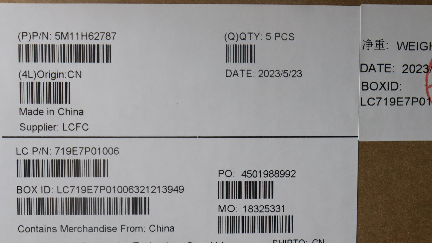 Lenovo Mech_Asm Bl Kb Bk Fpr Ww Gre S - 5M11H62787