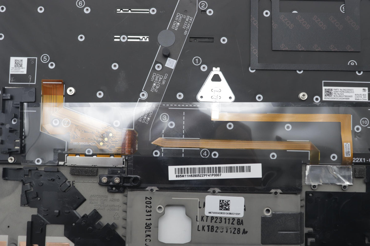 Lenovo Mech_Asm Bl Kb Bk Fpr Ww Ita C - 5M11H62805