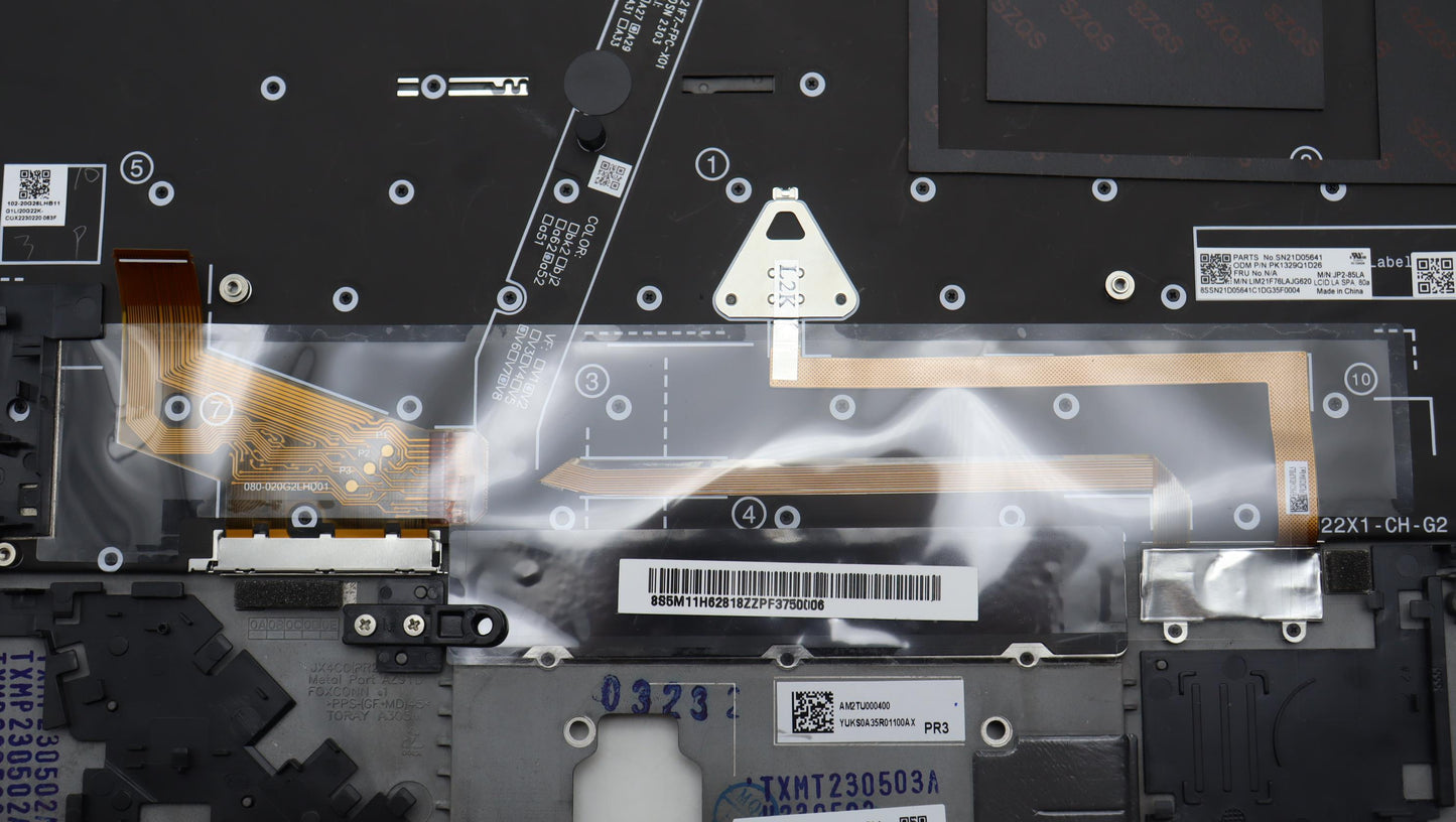 Lenovo Mech_Asm Bl Kb Bk Fpr Ww La Sp - 5M11H62818