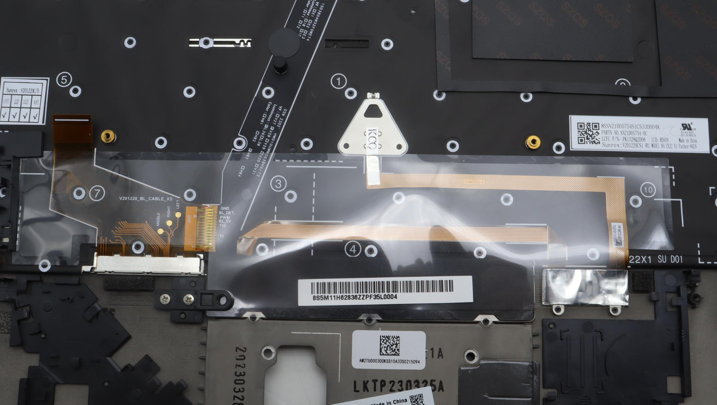 Lenovo Mech_Asm Bl Kb Bk Fpr Ww Rus S - 5M11H62836