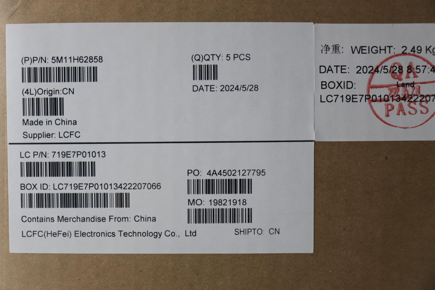 Lenovo Mech_Asm Bl Kb Bk Fpr Ww Thai - 5M11H62858