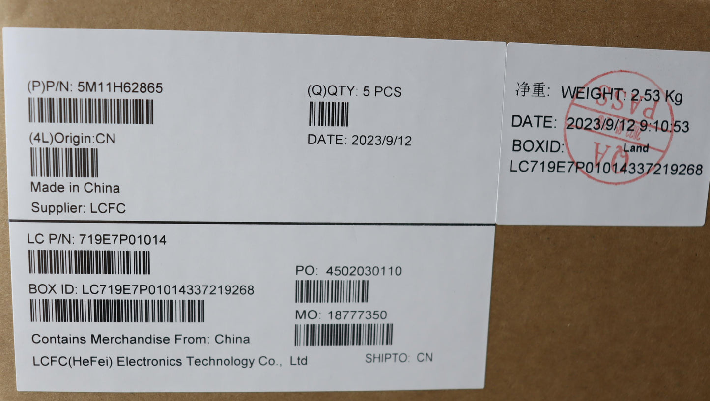 Lenovo Mech_Asm Bl Kb Bk Fpr Ww Uke C - 5M11H62865