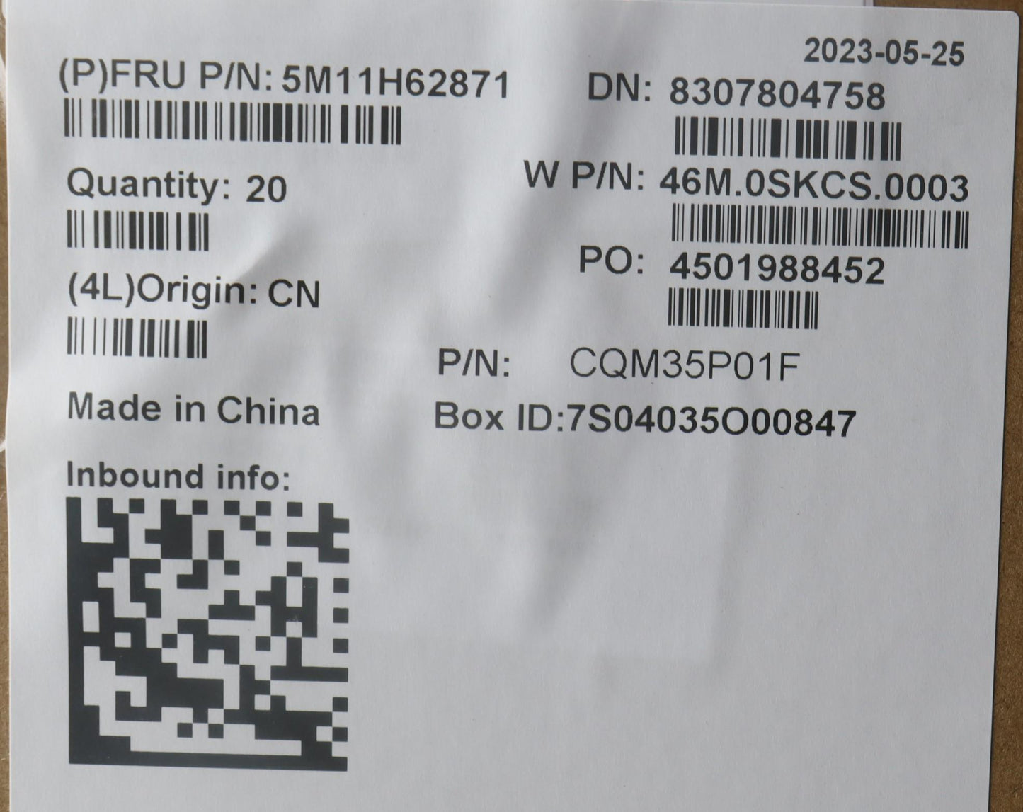 Lenovo Mech_Asm Fr Mech_Asm A Cover C - 5M11H62871