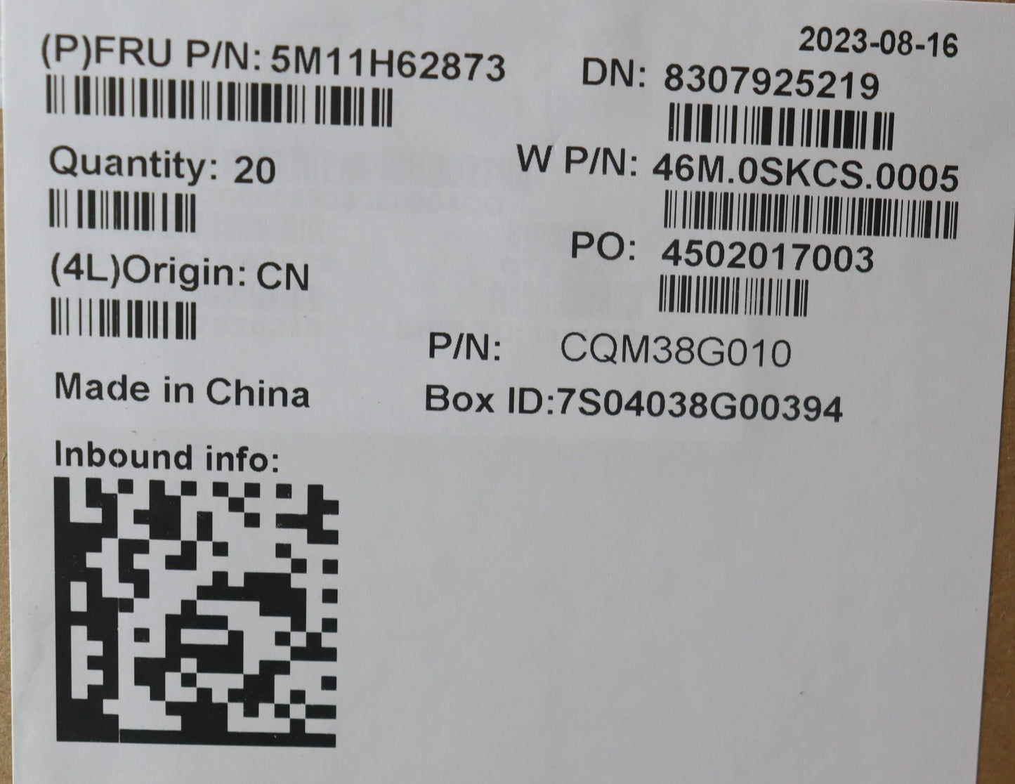 Lenovo Mech_Asm Fr Mech_Asm A Cover C - 5M11H62873