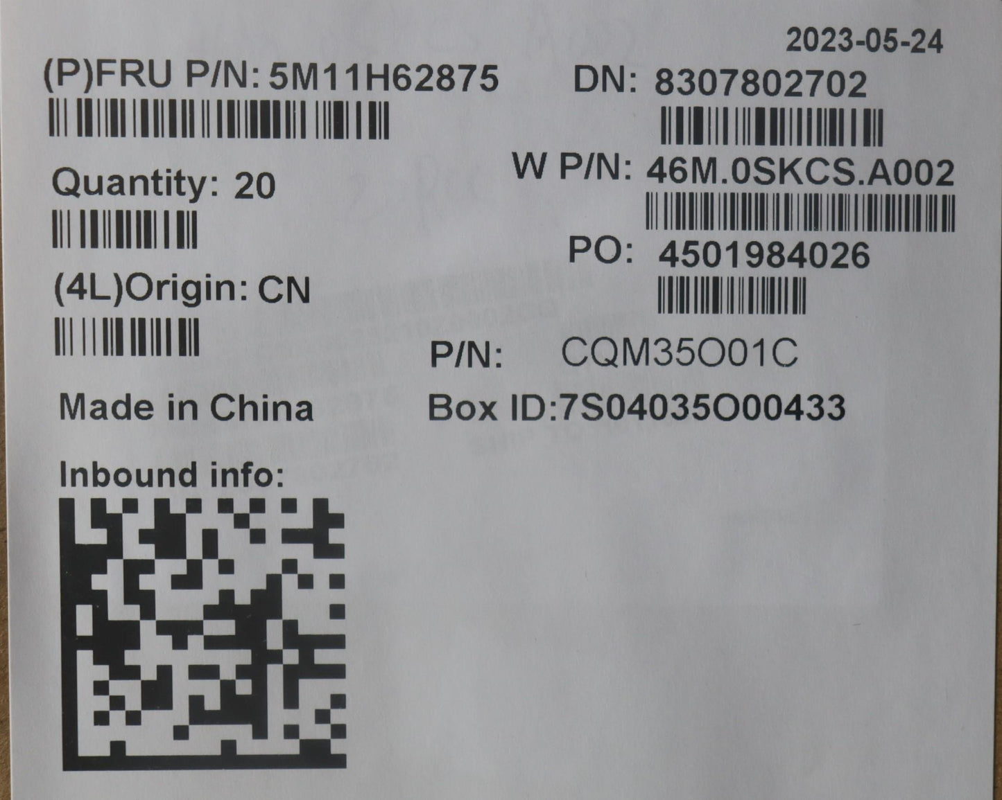 Lenovo Mech_Asm Fr Mech_Asm A Cover Y - 5M11H62875