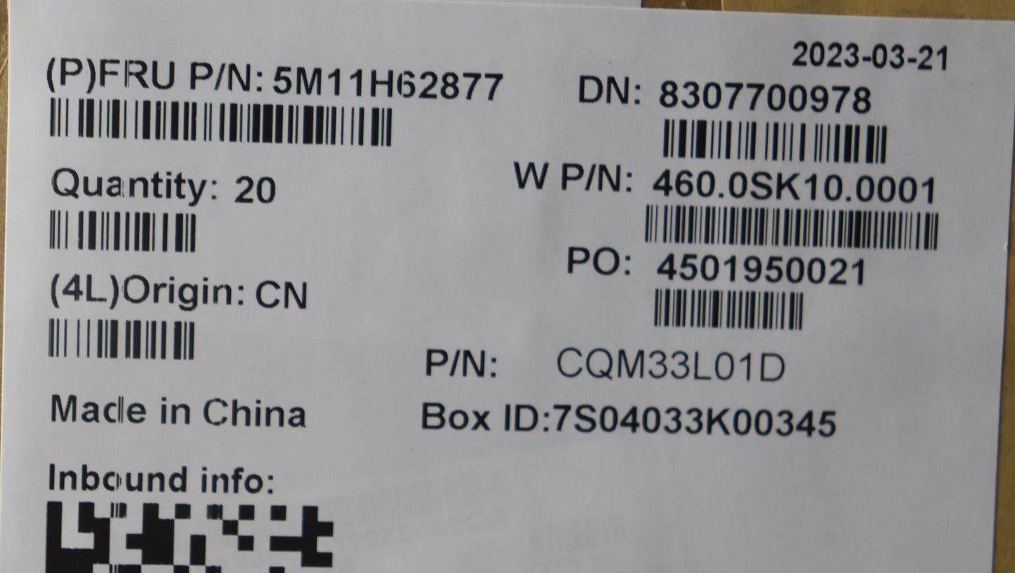 Lenovo Mech_Asm Fr Mech_Asm D Cover C - 5M11H62877