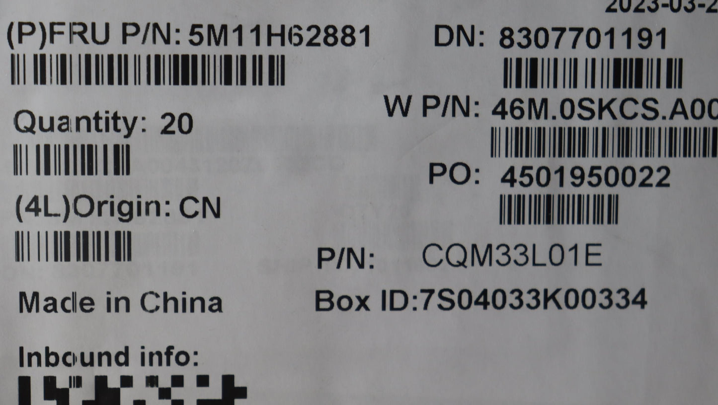 Lenovo Mech_Asm Fr Mech_Asm D Cover Y - 5M11H62881