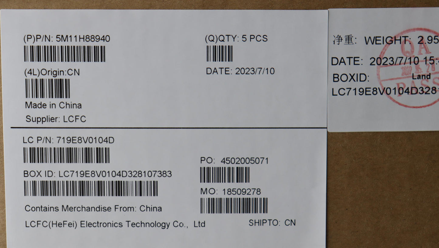 Lenovo Mech_Asm Fru Mech_Asm Mao Chy - 5M11H88940