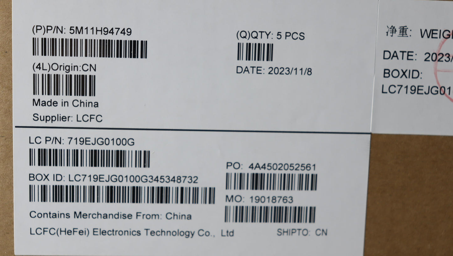 Lenovo Mech_Asm Fru Kbd Ccv Eng (Pmx) - 5M11H94749