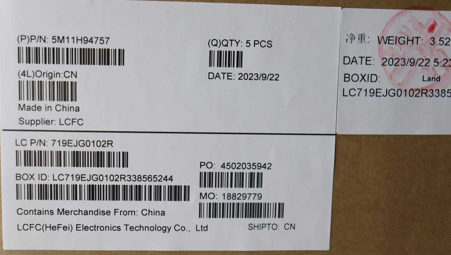 Lenovo Mech_Asm Fru Kbd Ccv Bel (Ltn) - 5M11H94757