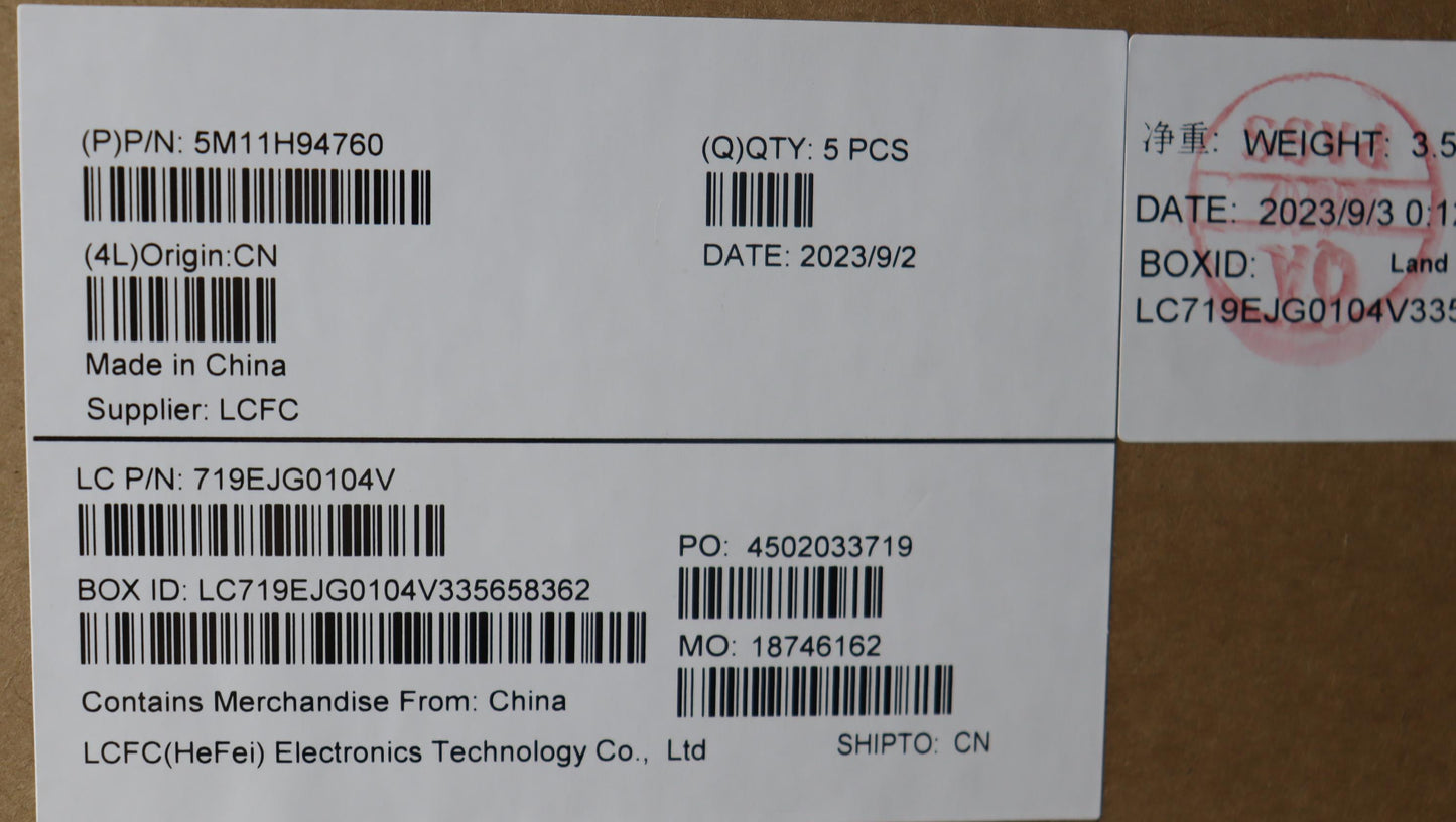 Lenovo Mech_Asm Fru Kbd Ccv Den (Ltn) - 5M11H94760