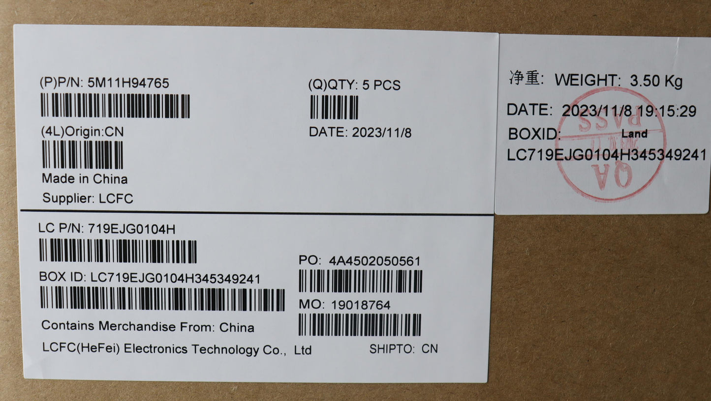 Lenovo Mech_Asm Fru Kbd Ccv Fra (Chy) - 5M11H94765