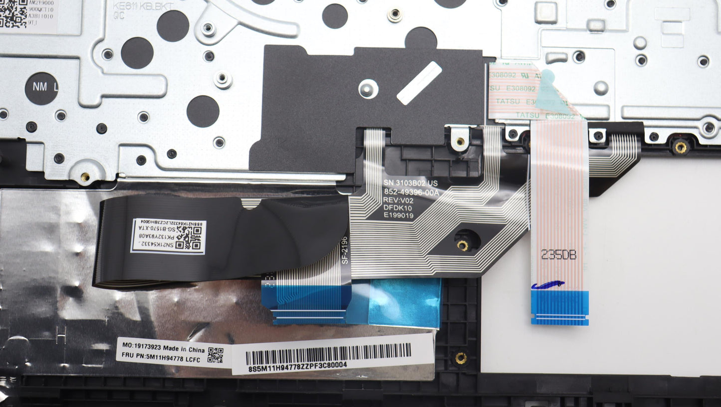 Lenovo Mech_Asm Fru Kbd Ccv Hbw (Ltn) - 5M11H94778