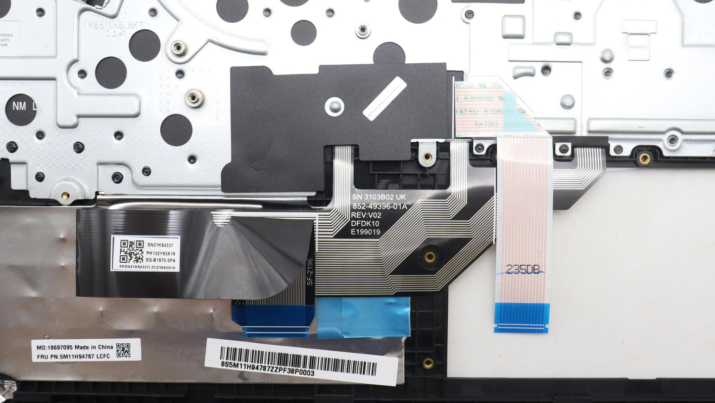 Lenovo Mech_Asm Fru Kbd Ccv Por (Ltn) - 5M11H94787