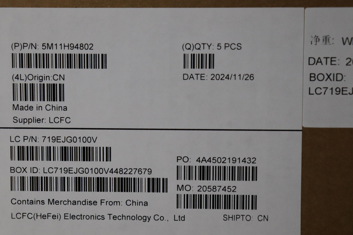 Lenovo Mech_Asm Fru Kbd Ccv Nordic (L - 5M11H94802
