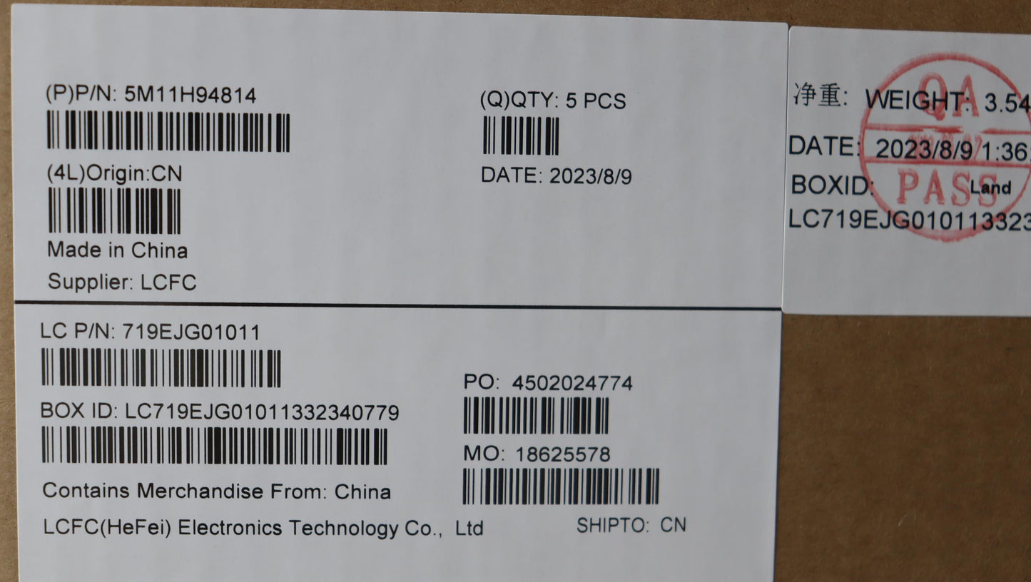 Lenovo Mech_Asm Fru Kbd Ccv Euro Eng( - 5M11H94814