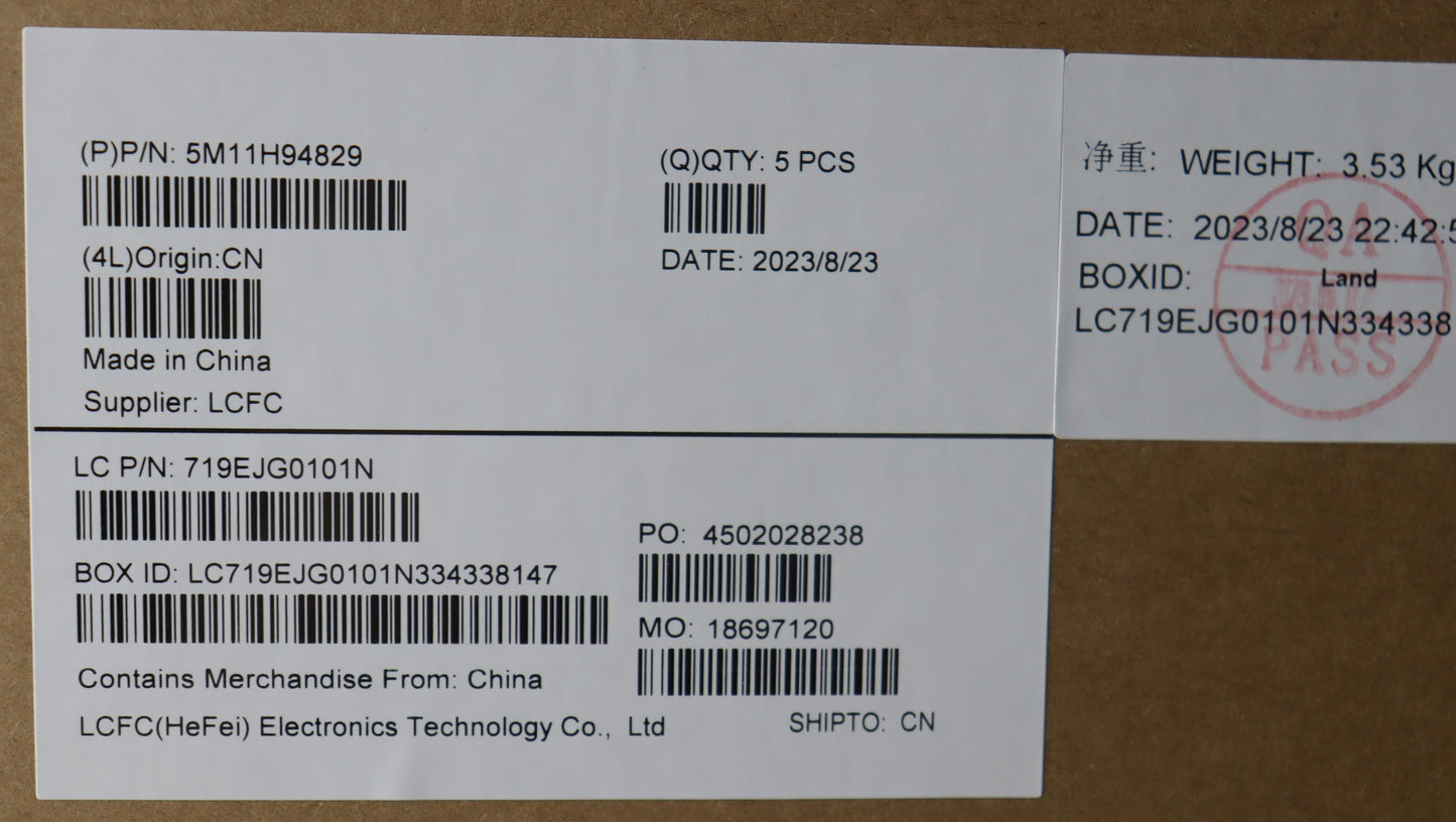 Lenovo Mech_Asm Fru Kbd Ccv Thai (Ltn - 5M11H94829