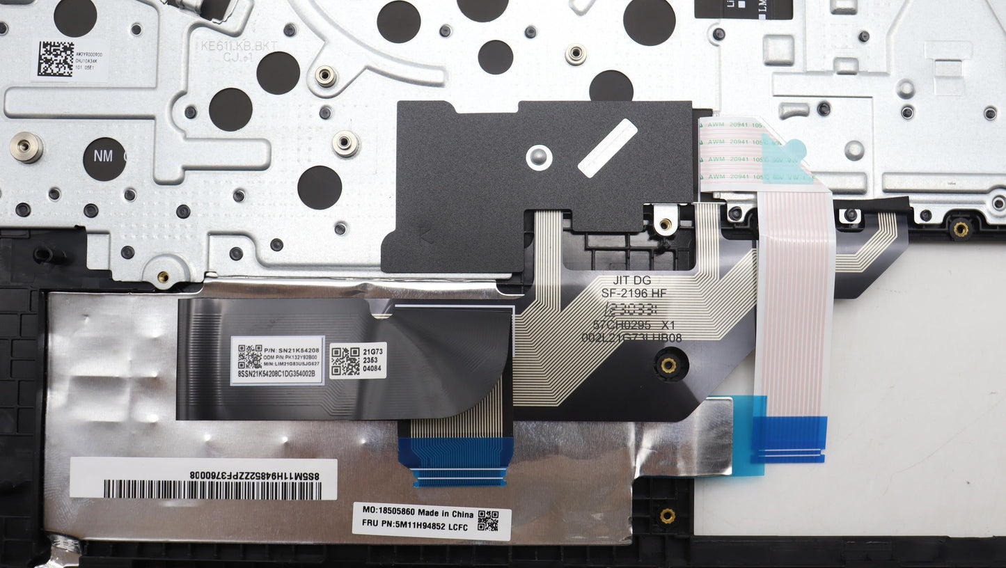 Lenovo C-Cover with Keyboard, USA English, Black, Backlit - 5M11H94852