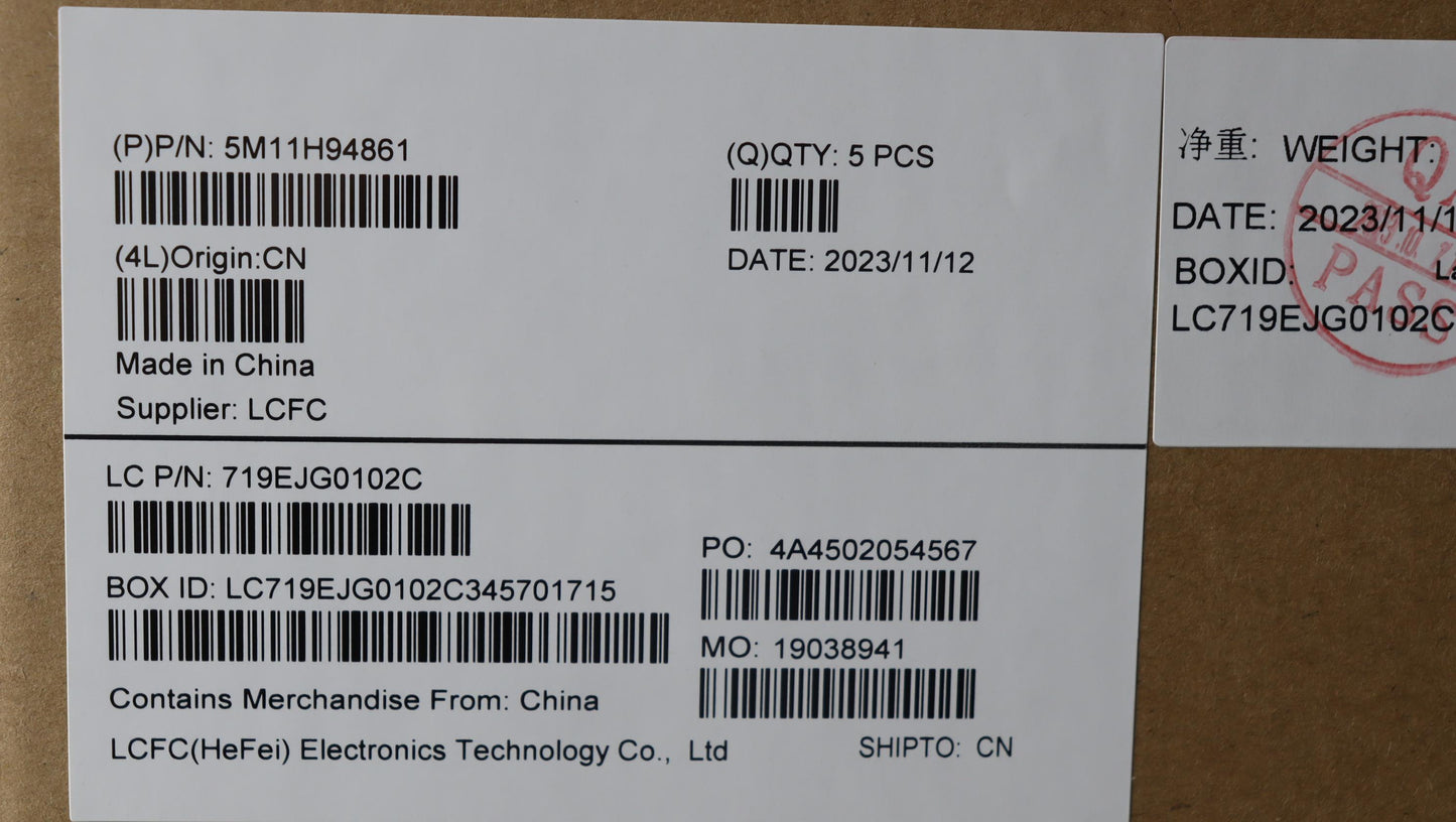 Lenovo Mech_Asm Fru Kbd Ccv Bel Bl (C - 5M11H94861