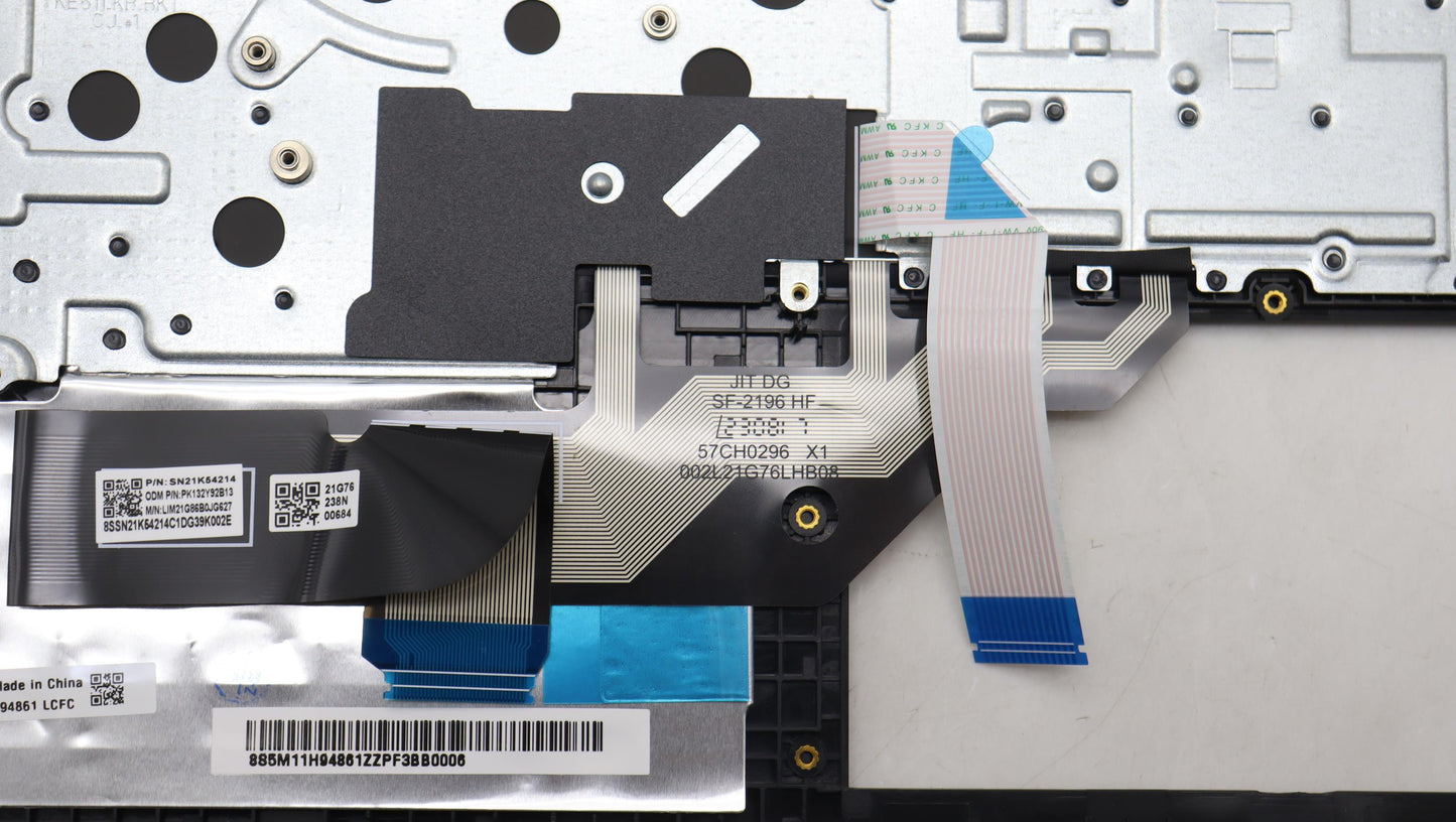Lenovo Mech_Asm Fru Kbd Ccv Bel Bl (C - 5M11H94861