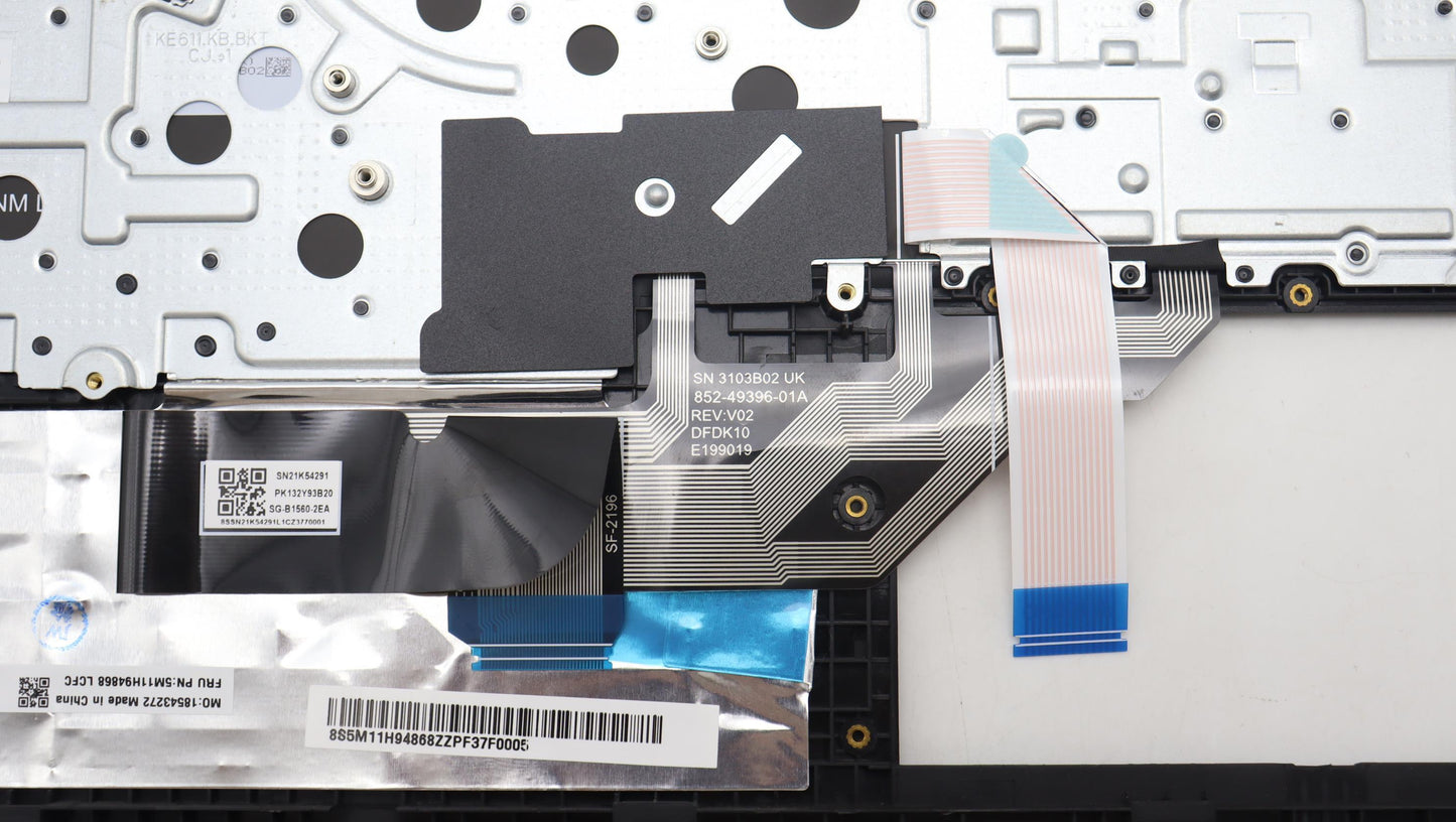 Lenovo Mech_Asm Fru Kbd Ccv Spa Bl (L - 5M11H94868