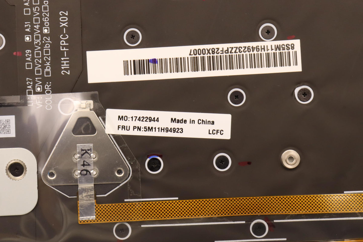 Lenovo Mechasm Gp Kbdbzl,Bel,Wl,Bkgy, - 5M11H94923