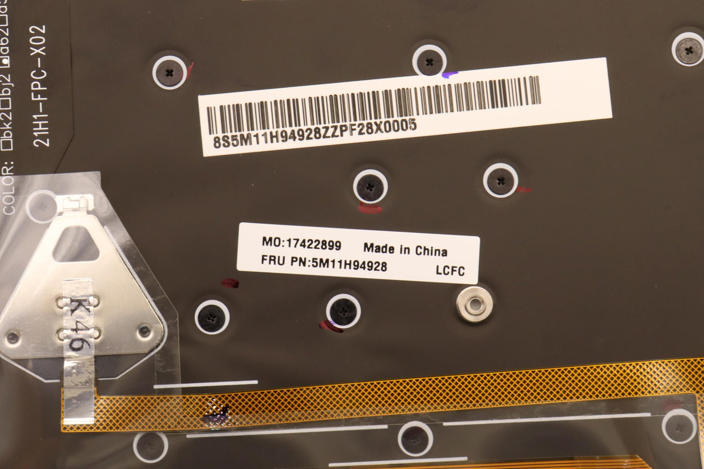 Lenovo Mechasm Gp Kbdbzl,Den,Wl,Bkgy, - 5M11H94928