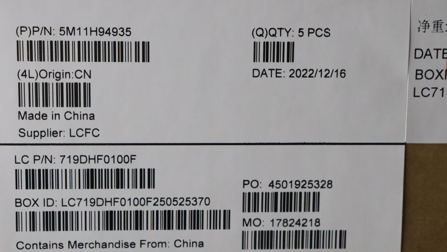 Lenovo Mech_Asm Gp Kbdbzl,Gre,Wl,Bk/G - 5M11H94935