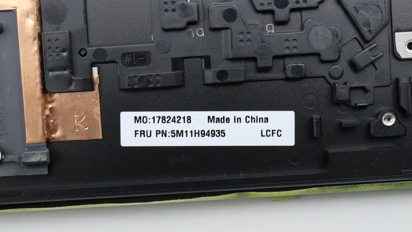 Lenovo Mech_Asm Gp Kbdbzl,Gre,Wl,Bk/G - 5M11H94935