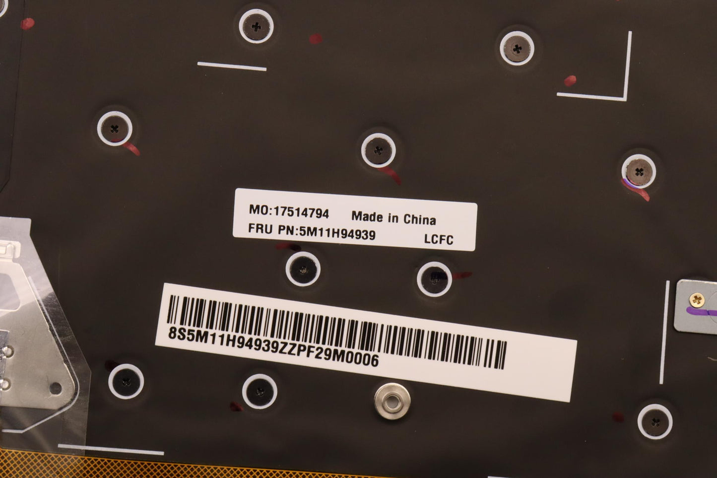 Lenovo Mechasm Gp Kbdbzl,Ind Eng,Wl,B - 5M11H94939
