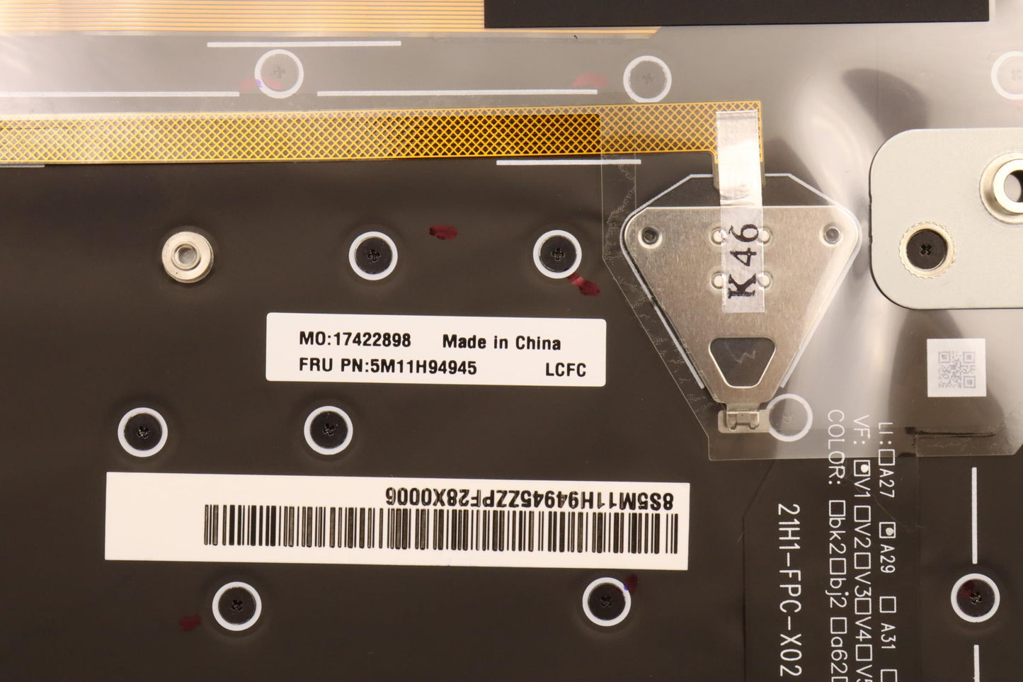 Lenovo Mechasm Gp Kbdbzl,Nordic,Wl,Bk - 5M11H94945