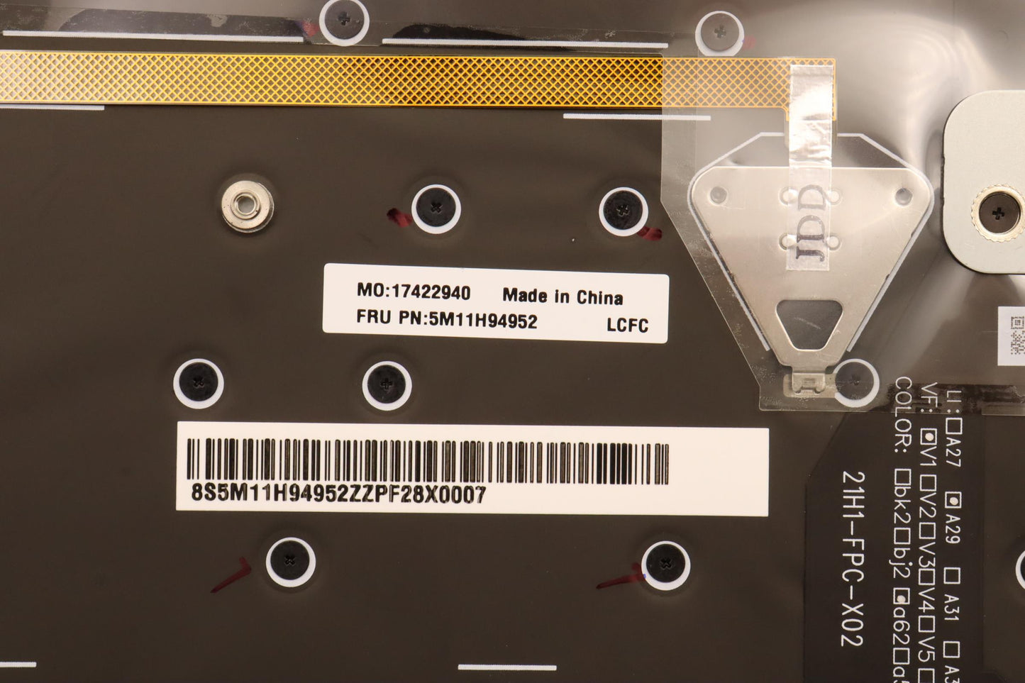 Lenovo Mechasm Gp Kbdbzl,Tc,Wl,Bkgy,C - 5M11H94952