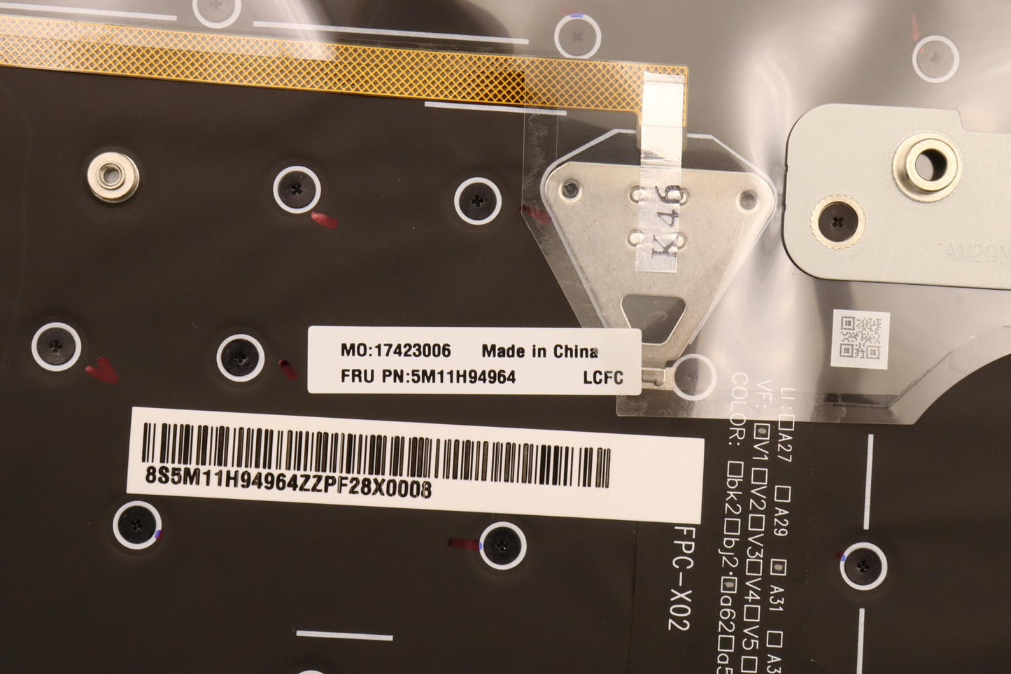 Lenovo Mechasm Gp Kbdbzl,Den,Ww,Bkgy, - 5M11H94964